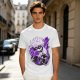 Olive Anime Graphic T-Shirt Featuring Killua Zoldyck