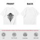 Olive Green T-Shirt With Detailed Fantasy Crest Graphic