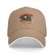 Black Baseball Cap With Pupperoni Pizza Cute Dog Graphic Print