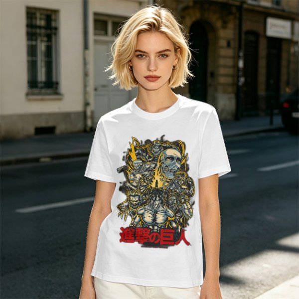 Attack on Titan Colossal Titans Graphic Tee