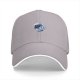 Black Baseball Cap With Cute Floating Astronaut Graphic