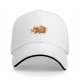 Black Baseball Cap With Tangled Christmas Squirrel Artwork