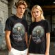 Olive Green T-Shirt With Legendary Hero Art Print