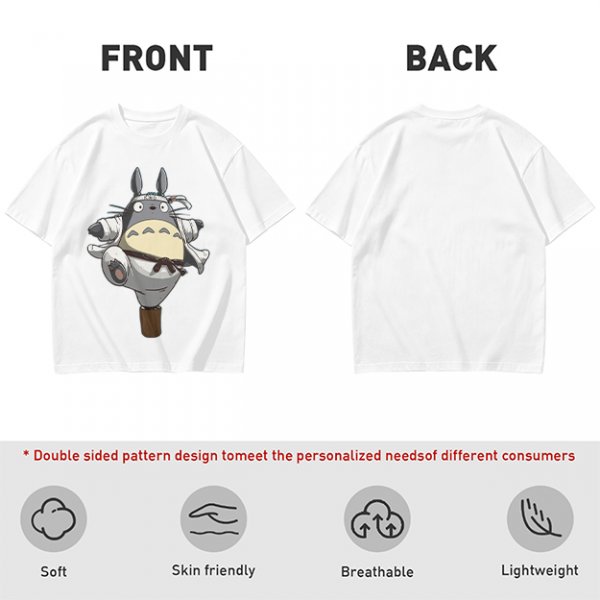 Totoro Karate Fighter Graphic T-Shirt