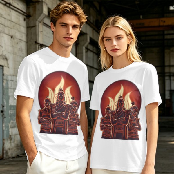 Avatar Fire Nation Characters Graphic Tee