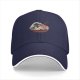 Black Baseball Cap with Great Wave Ramen Bowl Art