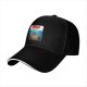 Black baseball cap with Kong and banana graphic print