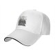 Black baseball cap with Meowgical Christmas cat holiday print