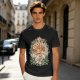 Olive T-shirt with Princess Mononoke Forest Spirit Art Print