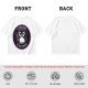 Olive t-shirt with angry penguin holding knife and I Choose Violence print