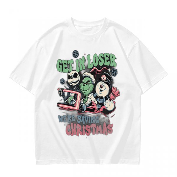 Get In Loser We're Saving Christmas Holiday T-Shirt
