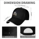 Black baseball cap with raccoon lifting weights and 'so i can eat garbage' text