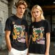 Olive t-shirt with Choco-Bo's cereal graphic featuring a yellow bird