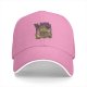 Black baseball cap with Bloody Burger monster graphic print