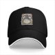 Black Baseball Cap With Totoro Art Nouveau Style Print