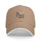 Black Baseball Cap With Whimsical Floating Island Art Print