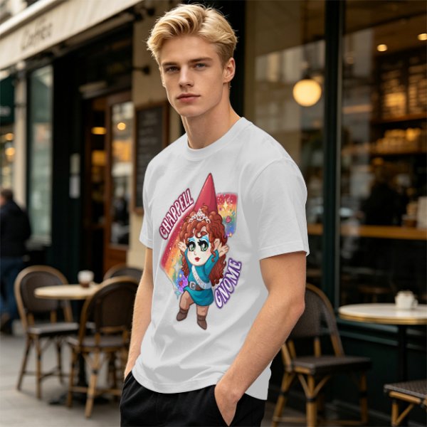 Chappell Gnome Chibi Character Graphic T-Shirt