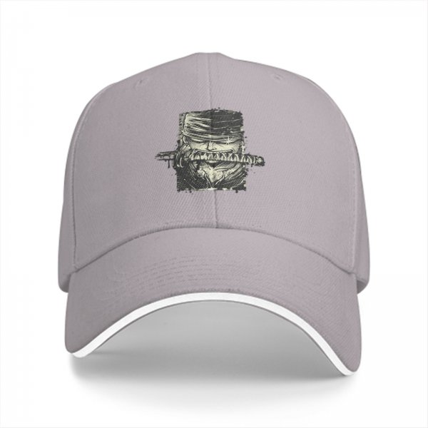 Black Baseball Cap With One Piece Roronoa Zoro Print