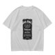 Olive Green T-Shirt with Dad Jokes Whiskey Label Style Graphic