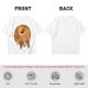 Olive Green T-Shirt With Donut Shaped Beagle Print