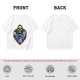 Olive T-Shirt With Grim Reaper Skull And Chain Heart Graphic