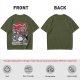 Studio Ghibli Characters Graphic Olive T-Shirt