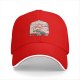 Black baseball cap with cute rabbit in kimono cherry blossom print