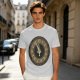 Olive T-Shirt With Thirteen Hour Clock Design