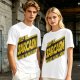 Olive t-shirt with 'Help Me Sarcasm You Are My Only Hope' print