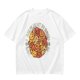 Olive t-shirt with cute puppy pile graphic and playful text