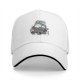 Black baseball cap with My Neighbor Totoro themed graphic print