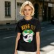 Kiss Me Pirate Cat Shamrock Graphic T-Shirt