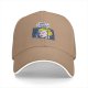 Black Baseball Cap With 'What a Stupid World' Retro Pop Art Print