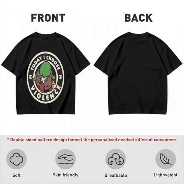Today I Choose Violence Tonberry Graphic T-Shirt