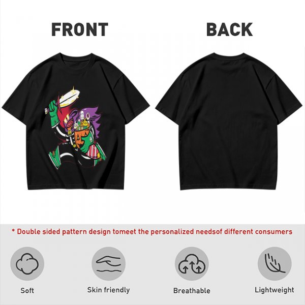 Olive T-shirt with Halloween Jack-o'-lantern Warrior Graphic