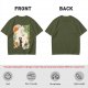 Anime Themed Graphic T-Shirt With Whimsical Character Artwork