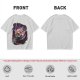 Olive T-shirt with One Piece Roronoa Zoro Three Sword Style Print