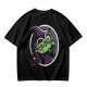 Olive T-Shirt With Cute Green Witch Wearing Glasses Graphic