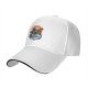 Black Baseball Cap With Skull Musician And Wave Graphic
