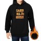 Black hoodie with One Piece themed graphic print
