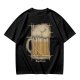 Beer Mug with Golden Ratio Graphic Novelty T-Shirt Print