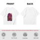 Olive T-Shirt with Purple Sunset Boat Scene Graphic