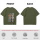 Olive t-shirt with Howling Mad Tiki Lounge graphic print