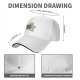 Black Baseball Cap With Live Laugh Love Skull Graphic
