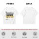 Olive Green T-Shirt With Vacation And Five Star Graphic Print