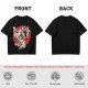 Olive T-shirt with Ghostbusters parody female character graphic print