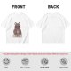 Olive T-Shirt With Grumpy Bear Holding Coffee Mug And 'NOPE' Print