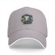 Black baseball cap with more plants less people cat and plant graphic