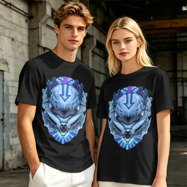 Olive T-Shirt With Avatar The Last Airbender Appa Graphic