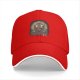 Black baseball cap with Totoro and girl anime graphic print